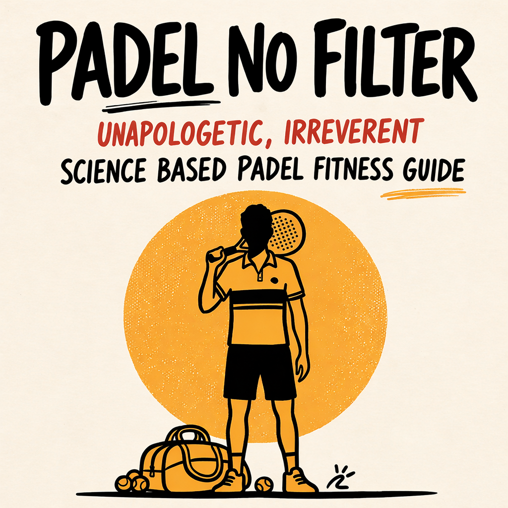 Padel No Filter eBook cover.